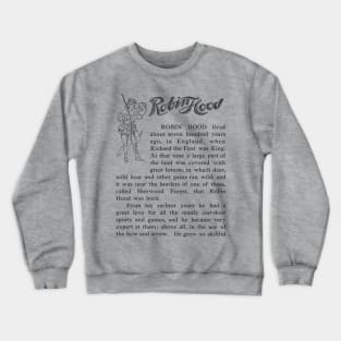 Robin Hood - Sherwood Forest - Little John - Children's book Crewneck Sweatshirt